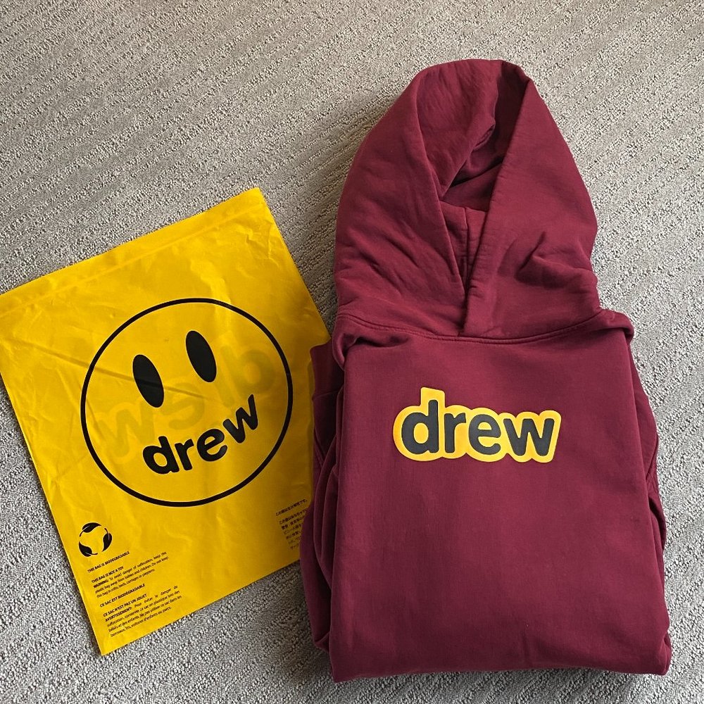 Drew House x Justin Bieber - Maroon hoodie